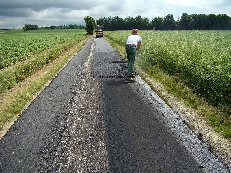 Profilausgleich::Profilausgleich mit Heißasphalt